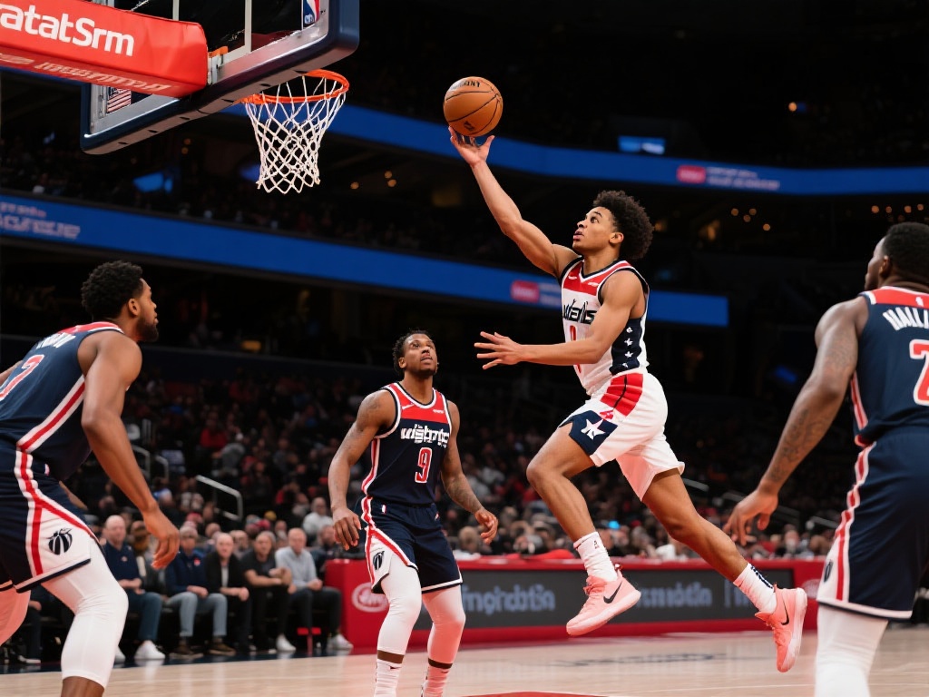 哈利伯顿29+6领衔 步行者53分血洗奇才 萨尔22+7难救主 在比赛中有一个经典案例:第三节时,哈利伯