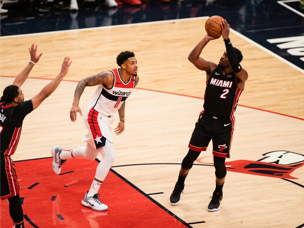 里夫斯后撤步三分精准命中,巴特勒强硬对詹姆斯还以不讲理三分 以这场比赛为例,我们可以看到两位球员在不