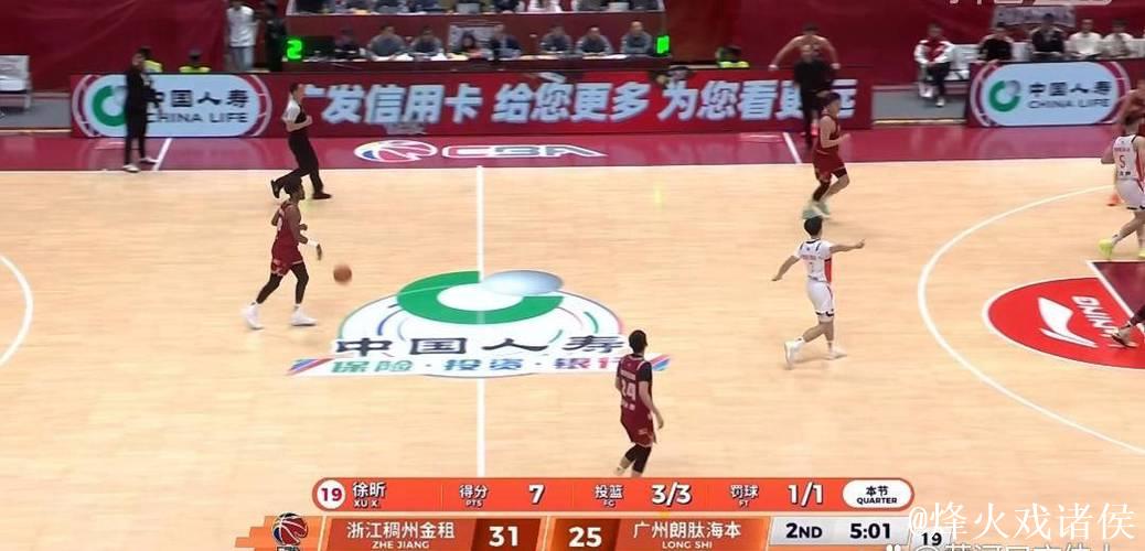 威金顿24分约翰逊17+11 浙江力克广州喜迎5连胜